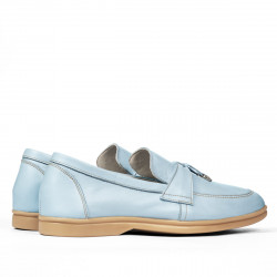 Mocassins femme 6054 bleu