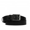 Ceinture homme 15b noir pressé