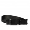 Ceinture homme 15b noir pressé