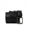 Ceinture homme 15b noir pressé
