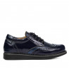 Chaussures enfants 154 laque indigo combiné