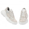 Baskets femme 6053 beige camouflage combiné