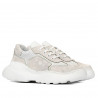 Baskets femme 6053 beige camouflage combiné