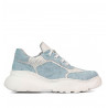 Baskets femme 6053 bleu camouflage combiné
