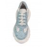 Baskets femme 6053 bleu camouflage combiné