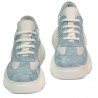 Baskets femme 6053 bleu camouflage combiné
