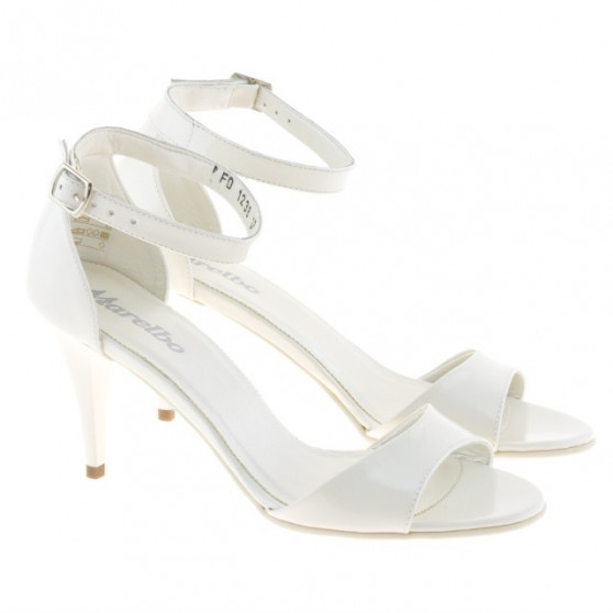 Sandales femme 1238-1 vernis beige clair