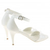 Sandales femme 1238-1 vernis beige clair
