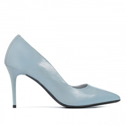 Chaussures élégantes femme 1293 vernis bleu