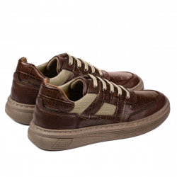 Baskets 942 marron combiné