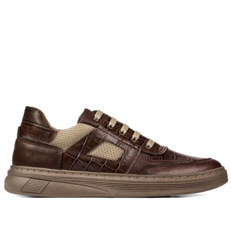 Baskets 942 marron combiné