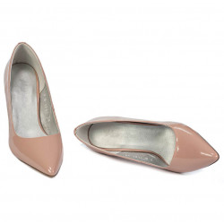 Escarpins élégants femme 1293 vernis nude