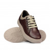 Baskets adolescents 383 bordeaux combiné