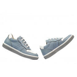 Chaussures enfants 2014 bleu+blanc