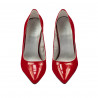 Chaussures élégantes femme 1289 vernis rouge