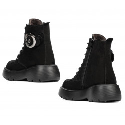 Bottes femme 3372 noir velours