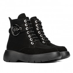 Bottes femme 3372 noir velours