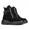 Bottes femme 3372 noir velours