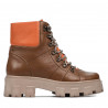 Bottes femme 3373 marron combiné