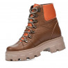 Bottes femme 3373 marron combiné