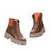 Bottes femme 3373 marron combiné
