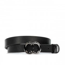 Ceinture femme 37m noir.
