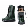 Bottes enfants 3027 vert nacré