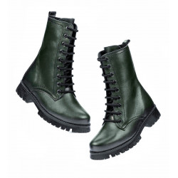 Bottes enfants 3027 vert nacré