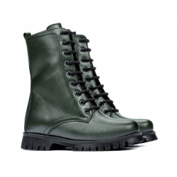 Bottes enfants 3027 vert nacré