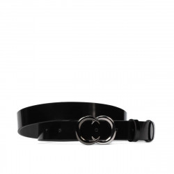 Ceinture femme 37m vernis noir