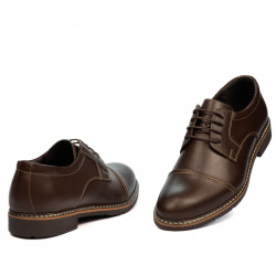 Chaussures décontractées / élégantes hommes 756-1 marron 01