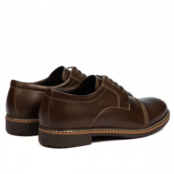 Chaussures décontractées / élégantes hommes 756-1 marron 01