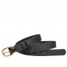 Ceinture femme 35m indigo pressé