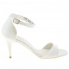 Sandales femme 1238-1 vernis beige clair