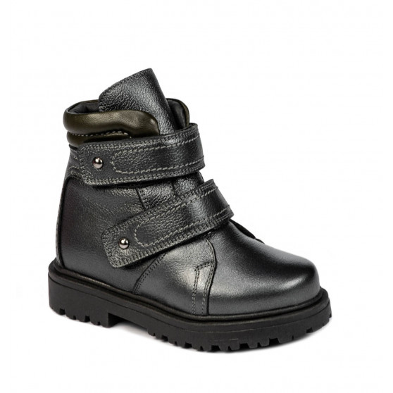Bottines petits enfants 109c gris nacré combiné