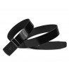 Ceinture homme 62b bicolore noir+noir mat