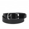 Ceinture hommes 51b noir brillant