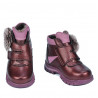 Bottes enfants petits 104c bordeaux nacré combiné