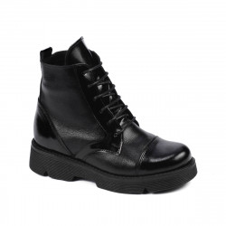 Bottes enfants 3029 vernis noir combiné