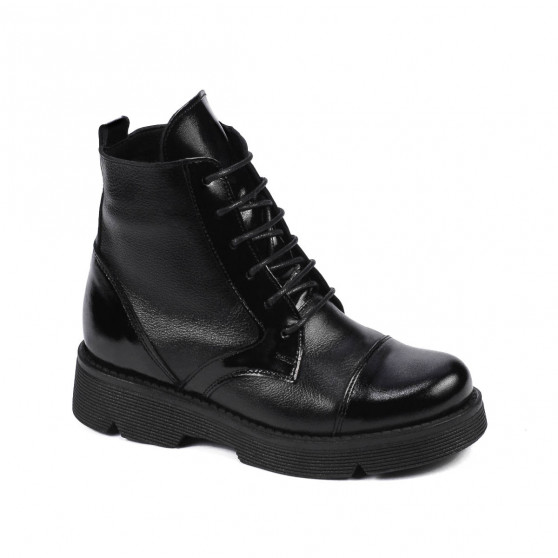 Bottes enfants 3029 vernis noir combiné Bottes enfants 3029 vernis noir combiné