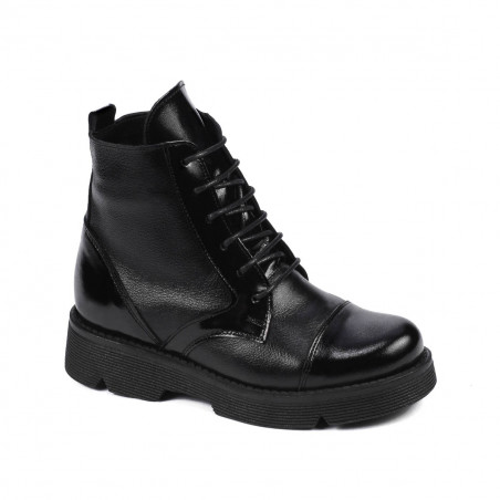 Bottes enfants 3029 vernis noir combiné