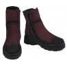 Bottines femme 3381 bufo bordeaux