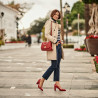 Chaussures élégantes femme 1278 rouge lifestyle