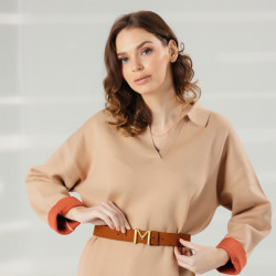 Ceinture femme 08m bufo marron