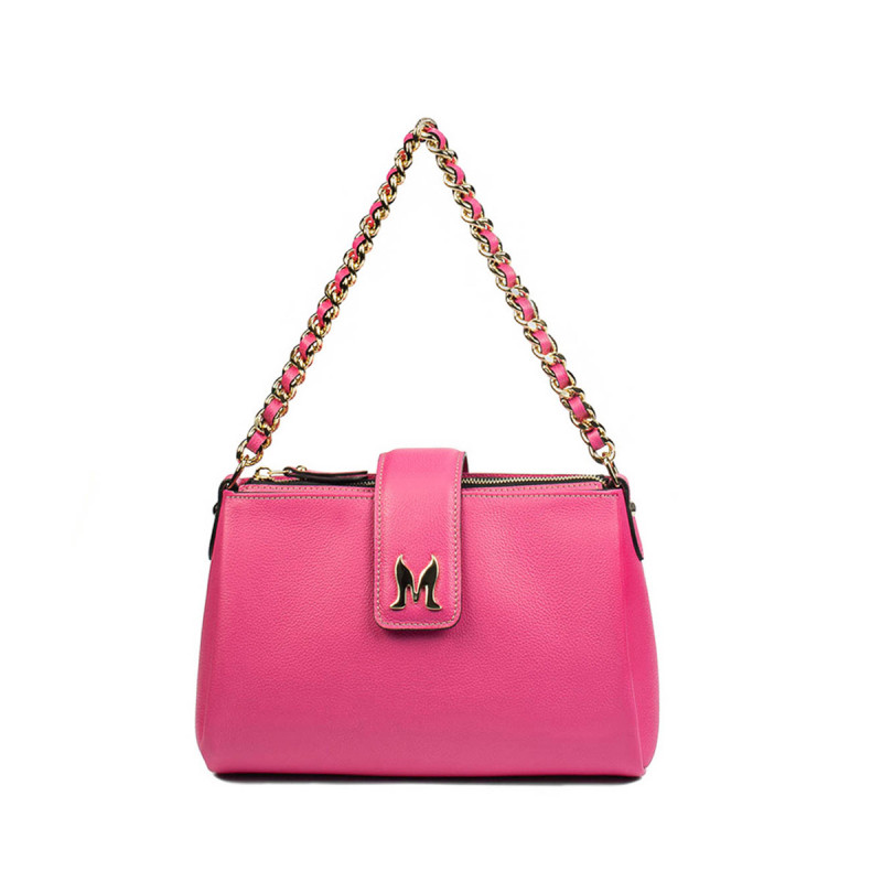 Sac à main femme bandoulière 003g fuchsia
