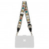 Sangle d'épaule (bretelle) 101g multicolore+noir