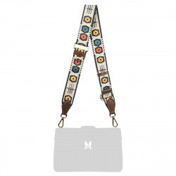 Sangle d'épaule (sangle) 101g multicolore+marron