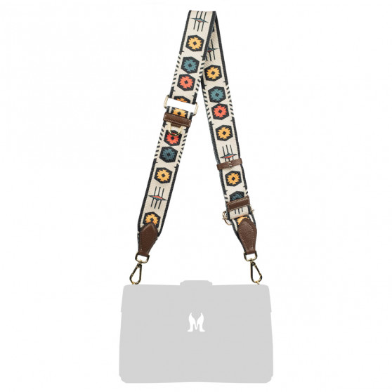 Sangle d'épaule (sangle) 101g multicolore+marron