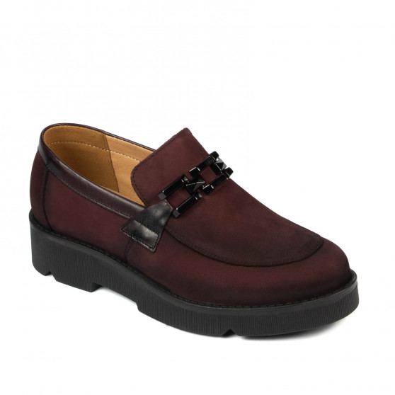 Chaussures décontractées femme 6056 bufo bordeaux