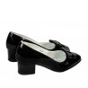 Chaussures élégantes femme 1270 vernis noir